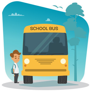 school bus rules clipart